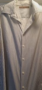 Perry Ellis cuffed  long sleeve dress shirt